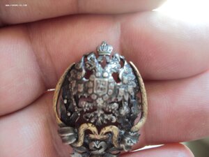 Знак.ИМПЕРАТОРСКАЯ ВОЕННО-МЕДИЦИНСКАЯ АКАДЕМИЯ. СЕРЕБРО