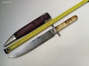 Редкий охотничий нож 19-го века. Herder Solingen.