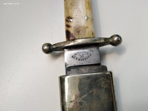 Редкий охотничий нож 19-го века. Herder Solingen.
