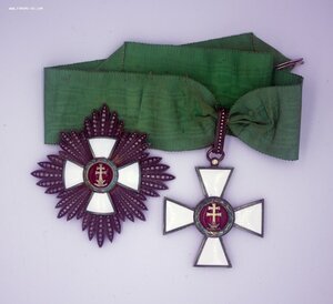 Королевство Венгрия Орден Заслуг до 1944 Шейный со Звездою