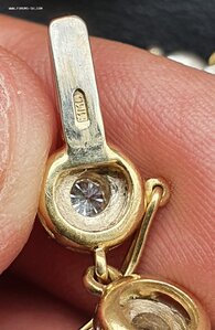 Колье СССР 750 бриллианты