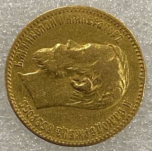 5 рублей 1900 г.