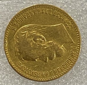 5 рублей 1900 г.