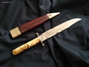 Редкий охотничий нож 19-го века. Herder Solingen.