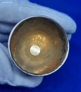 Поднос с тремя рюмками. Серебро 875.