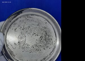 Поднос с тремя рюмками. Серебро 875.