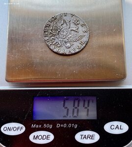 Полуполтинник 1765 года. продажа.