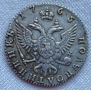 Полуполтинник 1765 года. продажа.
