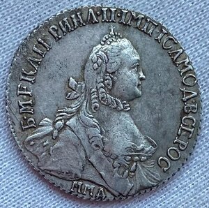 Полуполтинник 1765 года. продажа.