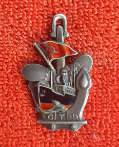 Жетон лучшего ударника учебы Советского торгового флота СТФ