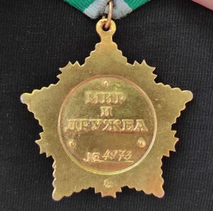Орден Дружбы №4973