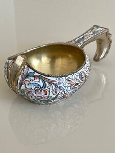 Ковш, Серебро 88, Эмаль