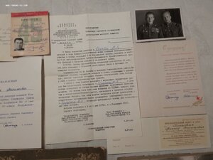 Архив ГСС танкиста грамоты всякие, доки, фото и т.д