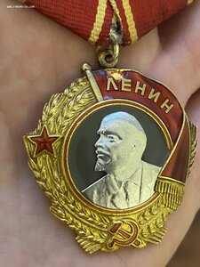 Орден Ленина RRR Штихель !!! Самый редкий из подвесных.