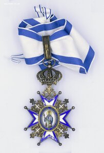 Орден Святого Саввы Сербия Командорский крест Шейный 3 ст
