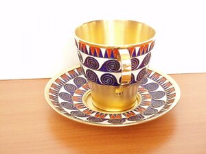 Кофейная пара . Эмали , серебро 916 пр.