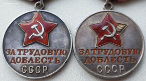 Трудовая доблесть № 61.183 с документом.