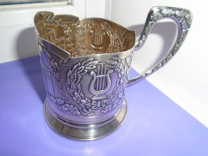 Серебряный подстаканник Большой театр.
