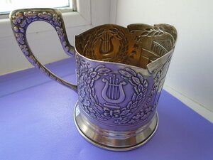 Серебряный подстаканник Большой театр.