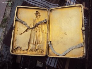 Портсигар наградной за 25летие службы в РККА 18.3 1945г