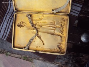 Портсигар наградной за 25летие службы в РККА 18.3 1945г