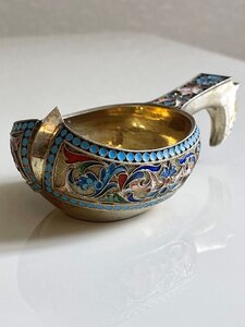 Ковш, Овчинников, Серебро 84, Эмаль