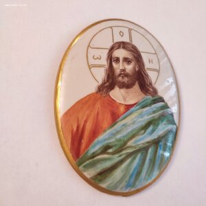 Господь Вседержитель, фарфоровый пласт.