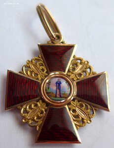 Орден Св. Анны 3кл. 56. IK. С годовым 1866. Люкс!