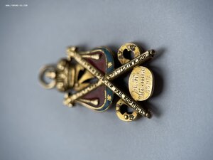 жетон Александровского Брестского Кадетского Корп. ЗОЛОТО