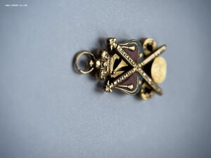 жетон Александровского Брестского Кадетского Корп. ЗОЛОТО