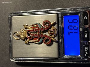 жетон Александровского Брестского Кадетского Корп. ЗОЛОТО