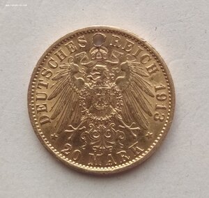 20 марок 1913 г. Германия