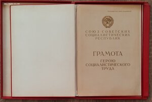 Большая грамота, папка и коробка ГСТ Пузырный И. В.