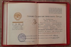 Большая грамота, папка и коробка ГСТ Пузырный И. В.