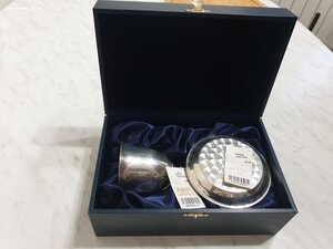 Бокал с Блюдцем.Серебро 925 пр. Вес 190 гр.Новые:бирка,пломб