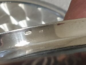 Бокал с Блюдцем.Серебро 925 пр. Вес 190 гр.Новые:бирка,пломб