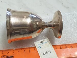 Бокал.Серебро 925 пр.Вес 105,75 гр.Новый с биркой и пломбой