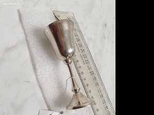 Стопка.Серебро 925 пр.Вес 63 гр.Новая с биркой и пломбой