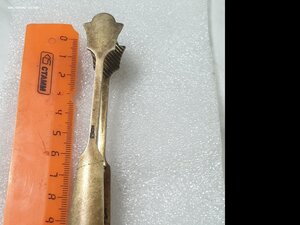 Щипчики для сахара.Серебро 875 пр.Вес 26 грамм.Позолота.