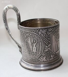 Подстаканник "СБОР УРОЖАЯ В САДУ И НА ПАШНЕ"