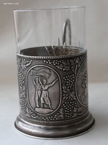 Подстаканник "СБОР УРОЖАЯ В САДУ И НА ПАШНЕ"