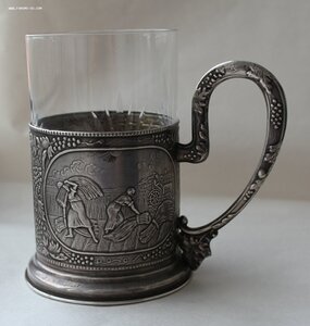 Подстаканник "СБОР УРОЖАЯ В САДУ И НА ПАШНЕ"