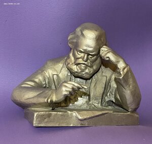 Бюст силуминовый ___К.МАРКС____авт.Могилевский