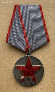 «20 лет РККА» пентаколодка.