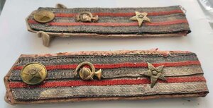 Погоны майора медицинской службы, УЗКИЕ об. 1943 г