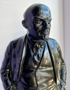 Довоенная чугунная скульптура Ленина.  1940г Тираж 450шт