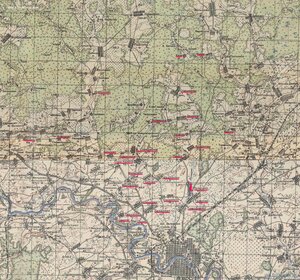 Ранняя  боевая КЗ пятка 73 175 за бои в  г. Ржеве
