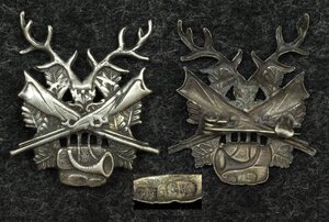 Охотничий знак серебро 84