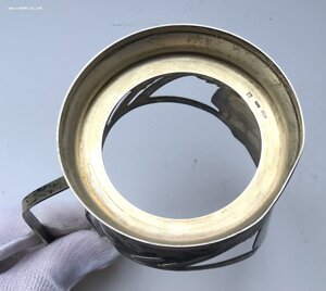 Серебряный подстаканник «Дворец съездов». Серебро 875 звезда