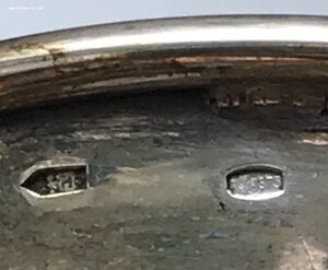 Серебряная турка кофеварка в коробке. Чернение. Серебро 875